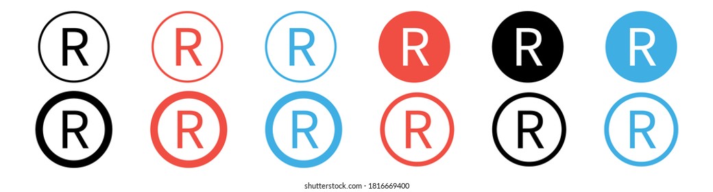 Imagen vectorial de una marca registrada
