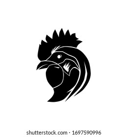 vector image of a rooster
