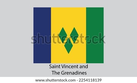 Vector Image Of Saint Vincent And The Grenadines Flag