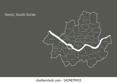 Vector Image Of Seoul Map