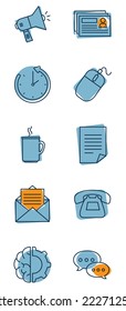 conjunto de imágenes vectoriales de 10 imágenes financieras con fondo blanco