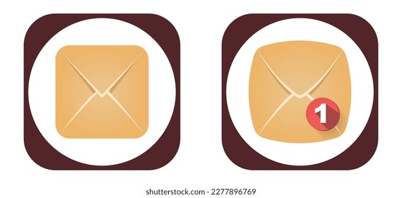 vector image set of 2 music and digital icons with yellow background and yellow border