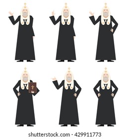 Vector image of the Set of Patrirarches of Orthodox Church