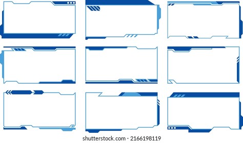Imagen vectorial configurada para la barra de noticias de TV. Transmitiendo el signo de noticias de video. La última información, noticias deportivas. Ilustración separada de la pantalla del menú de juego