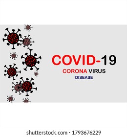 vector image of the shape of a corona virus