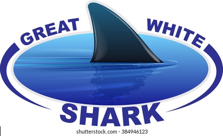 Vector Image Of A Shark Fin