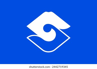 Vector image of Shizuoka city flag. Proportion 2:3. EPS10.