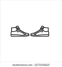 Vector image of a shoe, white background and color, multi color shoes.