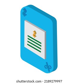 vector image, shopping icons with blue background.