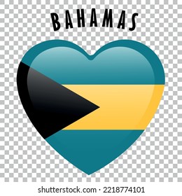 Imagen vectorial de la bandera de las Bahamas