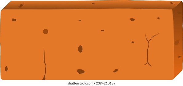 Vector image of a single brick design