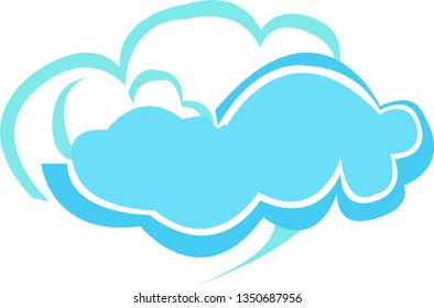 vector image of sky