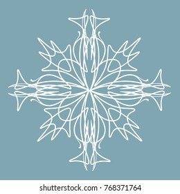 vector image snowflakes