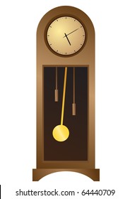 Vector Image Of Some Grandfather Clock