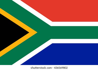 Vector image of South Africa flag. EPS10