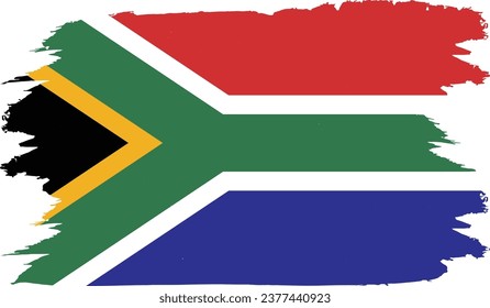 Vector image of the South African national flag