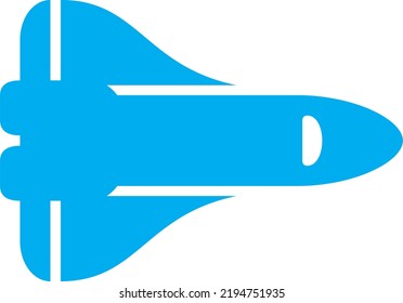 A vector image of a space shuttle