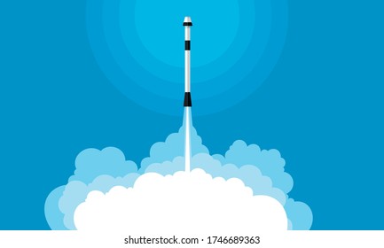 Vector image SpaceX Crew Dragon Launch Elona Musk