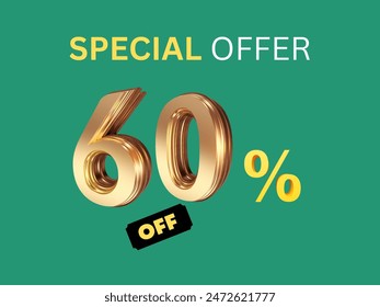 vector image of special offer for business and market 