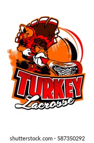  Vector Image sport  turkey lacrosse vector logo