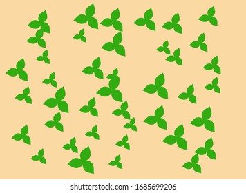 Vector image of Spring Leaves for web page, website, banner, magazine, poster, decoration, postcard, frame. Spring Leaves background. Spring Leaves illustration. EPS 10.