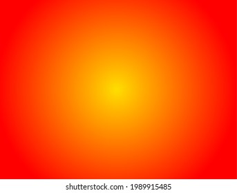 Vector image of square shape with red and yellow gradient like twilight.
