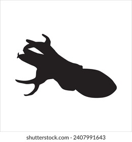 Vector image of squid silhouette