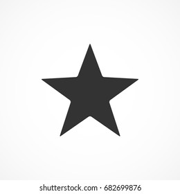 Vector image of star icon.