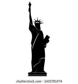 Vector image of Statue of Liberty