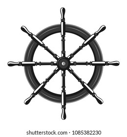 Vector image steering wheel