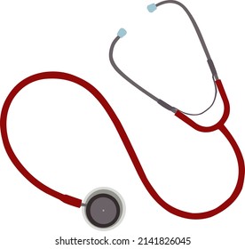 vector image of a stethoscope, icon for medicine.