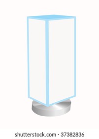 Vector image of street billboard for your design