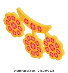 Imagen de Vector de un estilizado racimo de uvas en colores vibrantes, perfecto para el Diseño gráfico