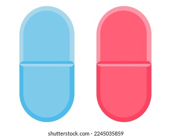 A vector image of the tablet. The concept of treatment and recovery. A health design element for apps, websites and social networks. Medicinal pills.