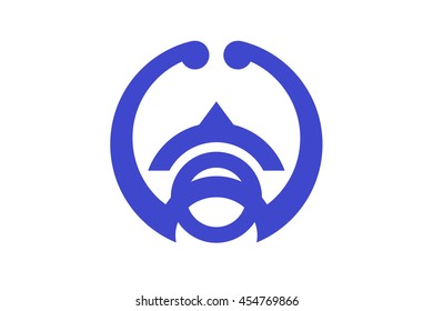 Vector image of Takahama city flag. Proportion 2:3. EPS10. 