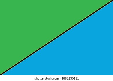 Vektorbild der tansanischen Flagge