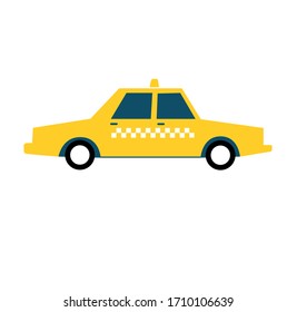 Vektorillustration des Taxiwagens