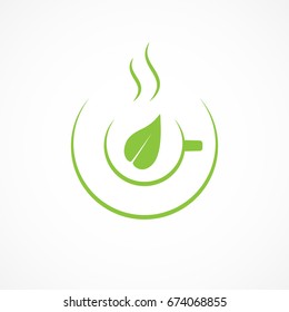 Vector image of tea logo.