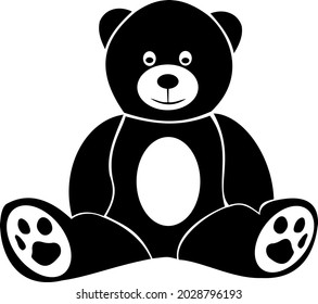 
vector image of a teddy bear sign
