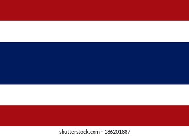 vector image of thailand flag