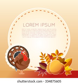 Vector Image Of The Thankgiving Day Banner