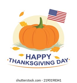 Vector image of Thanksgiving illustration.