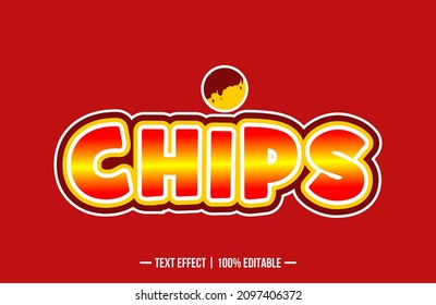Vector image that says CHIPS. These images can be used for advertisements, logos or for other graphic purposes.
