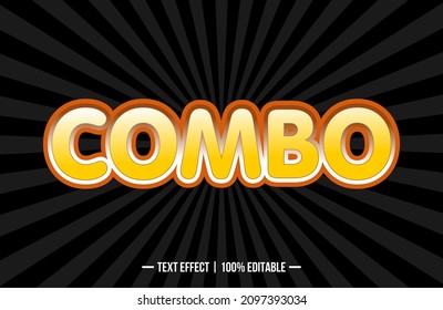 Vector image that says COMBO. These images can be used for advertisements, logos or for other graphic purposes.
