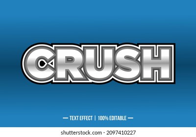 Vector image that says CRUSH. These images can be used for advertisements, logos or for other graphic purposes.
