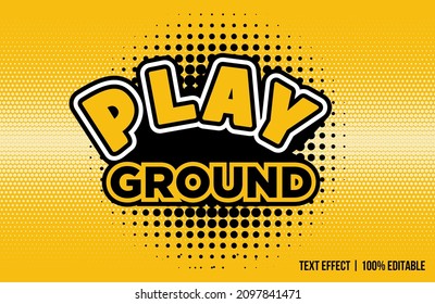 Vector image that says PLAY GROUND . These images can be used for advertisements, logos or for other graphic purposes. 100% editable.