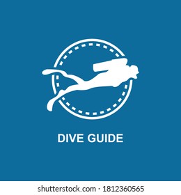 vector image with theme dive guide
