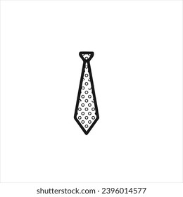 imagen vectorial de una corbata, fondo negro y blanco
