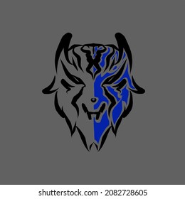 vector image of tiger logo