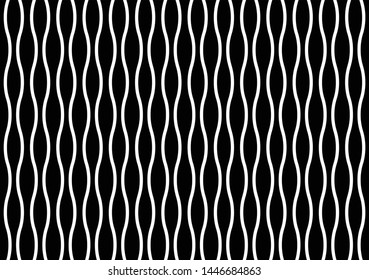 Vector image of traditional Japanese pattern, black and white
